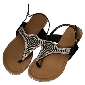 Nicole Rhinestone Sandals